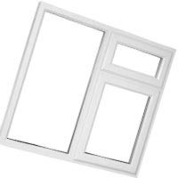white upvc casement windows