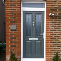 Composite Door with top fanlight