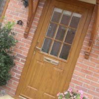 golden oak composite door