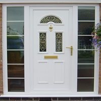 upvc door and sidelight